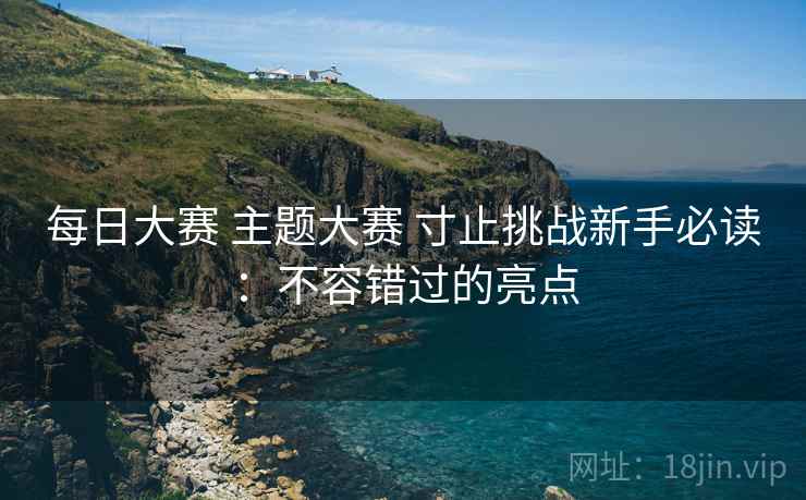 每日大赛 主题大赛 寸止挑战新手必读:不容错过的亮点